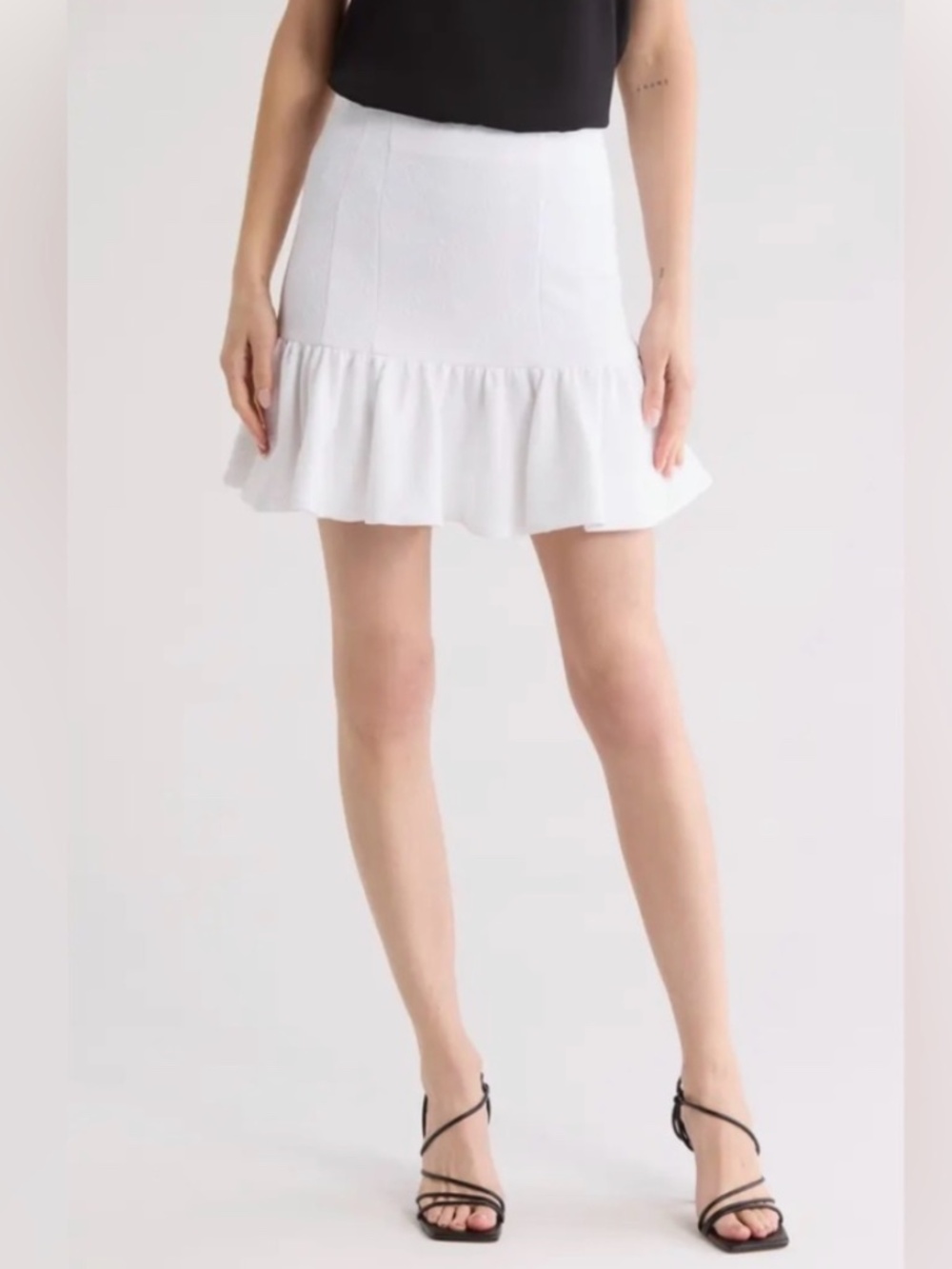 NEW! Veronica Beard White Jacquard Kimble Skirt Size 0 NWT!